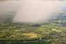 Rain storm in Northern Province, seen from the air