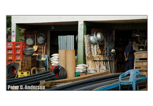 A shop on Kissy Road.