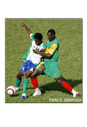Football at the National Stadium.