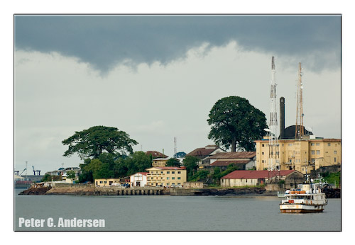 Central Freetown, seen from Kingtom.