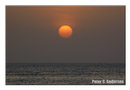 Sunset over the Atlantic.