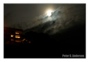 Moonrise over Signal Hill.