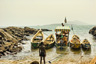 Boats at Kent, looking toward Banana Island
