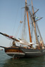 La Amistad during a visit to Sierra Leone