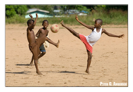 Football in Makeni.