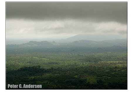 A storm approaches Makeni.