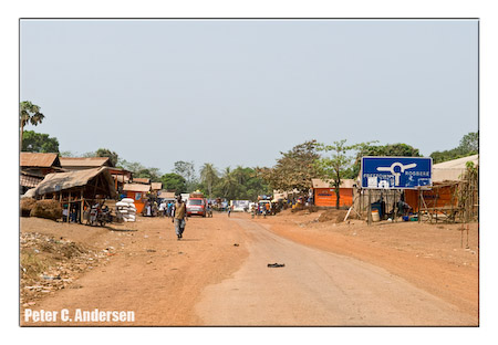 The main highway at Masiaka.