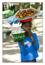 Selling cakes in Makeni.